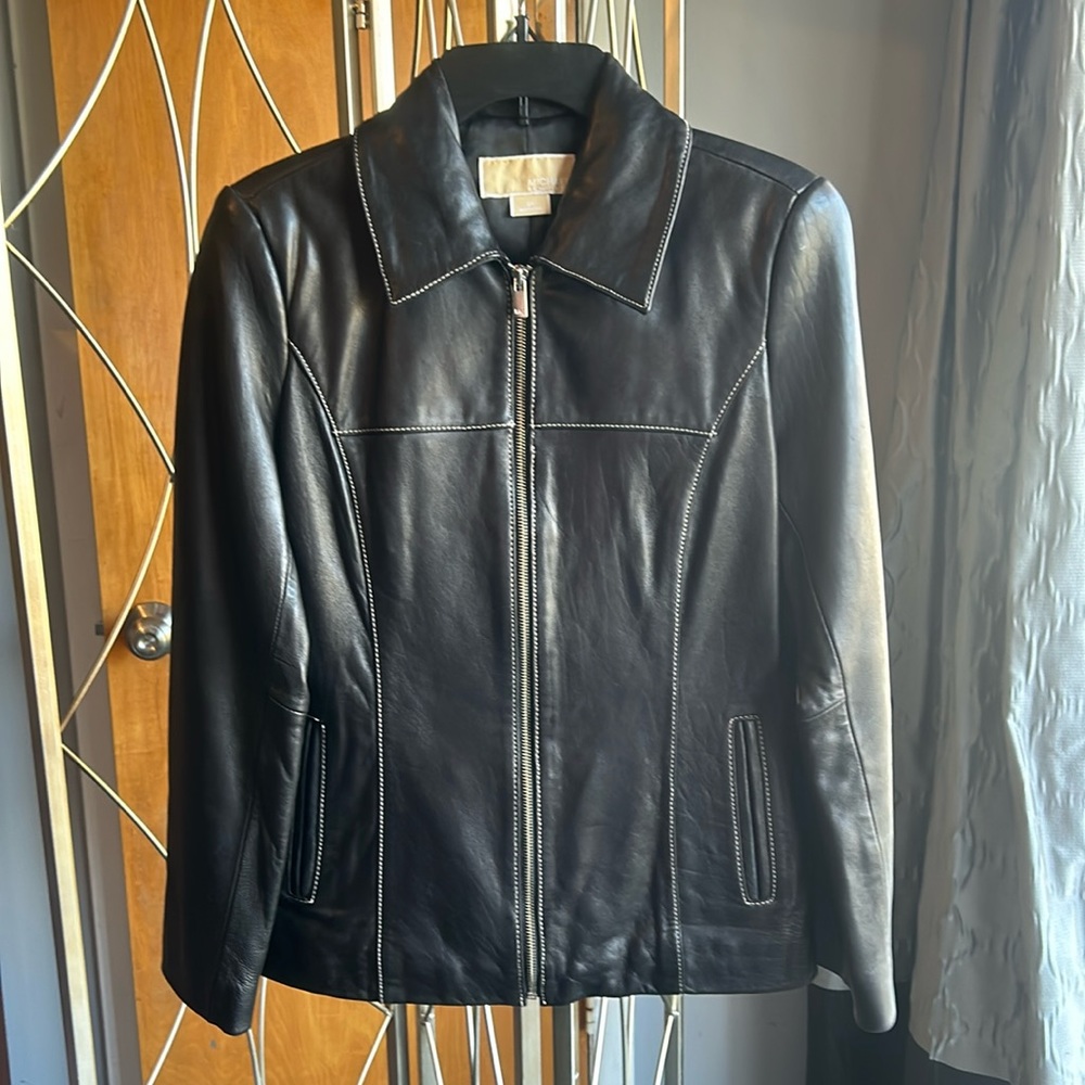 MICHAEL KORS LEATHER JACKET